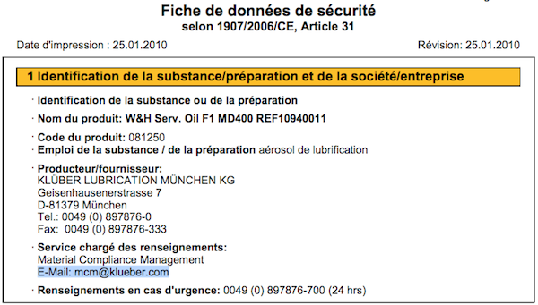 Les fiches de sécurité ou FDS - SOLUTY